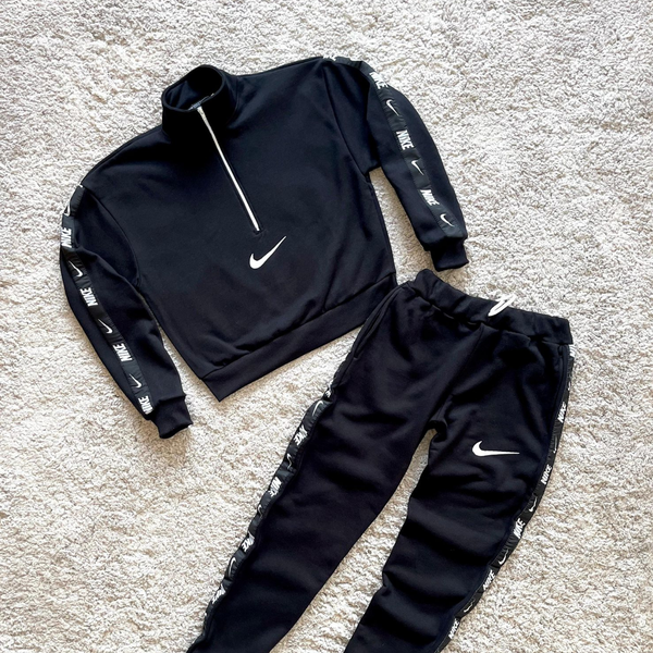 Fato de Treino Nike Preto