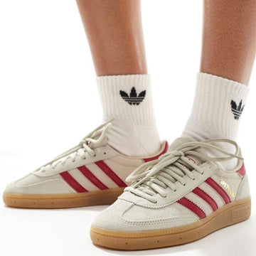 Zapatillas Adidas Spezial - Beige Rojo