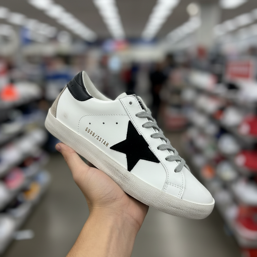 Zapatillas Golden Goose Super-Star - Blanco y Negro