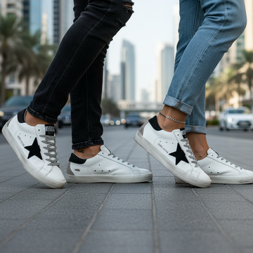 Zapatillas Golden Goose Super-Star - Blanco y Negro